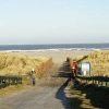 Badstrand Prins Bernhardweg op Schiermonnikoog