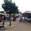 Markt op het plein