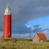 Vuurtoren Eierland in De Cocksdorp op Texel